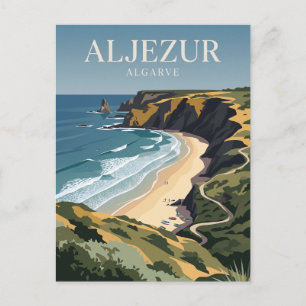 Cartão Postal Praia da Arrifana Portugal