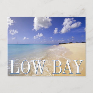 Cartão Postal Praia da Baía Baixa, Barbuda, Antígua