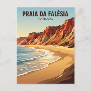 Cartão Postal Praia da Falésia Portugal