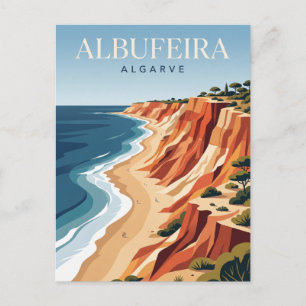Cartão Postal Praia da Falésia Portugal
