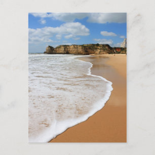 Cartão Postal Praia da Rocha, praia do Algarve em Portugal