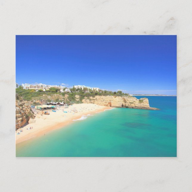 Cartão Postal Praia da Senhora da Rocha (Frente)