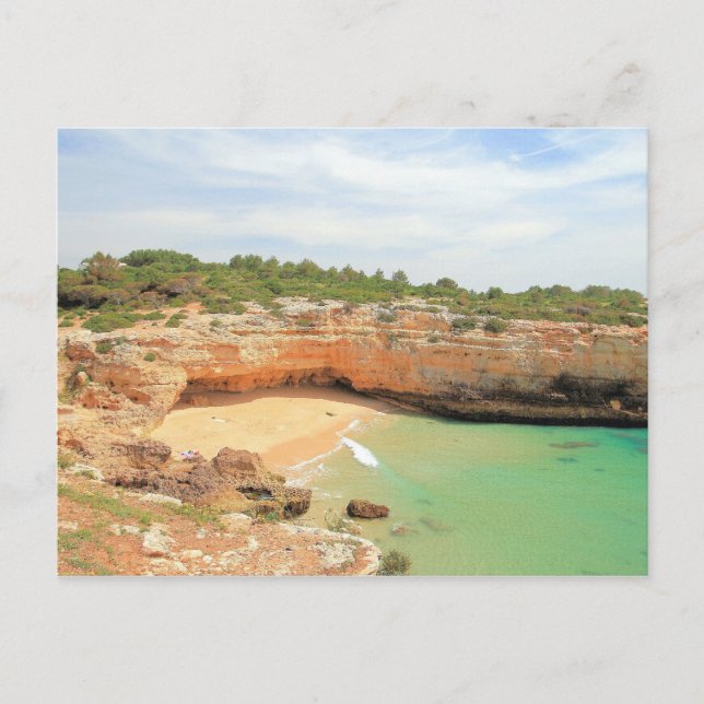 Cartão Postal Praia de Albandeira (Frente)