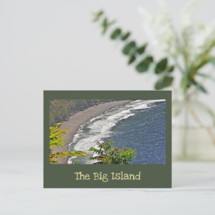CARTÃO POSTAL "PRAIA DE AREIA PRETA CURVADA ABAIXO DA VISUALIZA