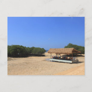 Cartão Postal praia de arenito tropical