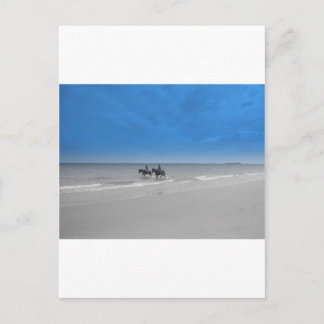 Cartão Postal praia de bamburgh