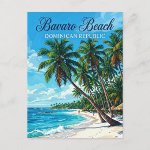 Cartão Postal Praia de Bavaro República Dominicana
