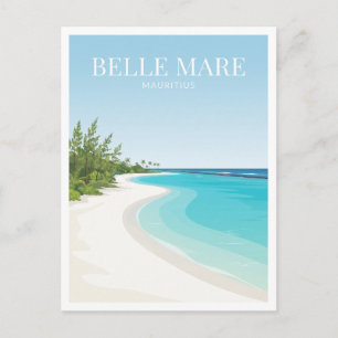 Cartão Postal Praia de Belle Mare Maurícia Presente Viagem