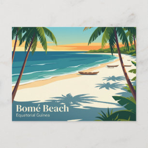 Cartão Postal Praia de Bomé Guiné Equatorial