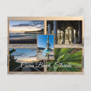 Cartão Postal Praia de Cocoa Florida