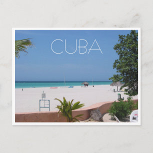 Cartão Postal praia de cuba varadero