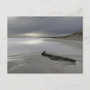 Cartão Postal Praia de curracloe no inverno