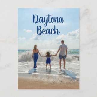 Cartão Postal Praia de Daytona Beach Lembrança Areia Surf e Viag