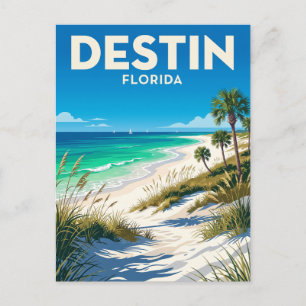 Cartão Postal Praia de Destin Flórida