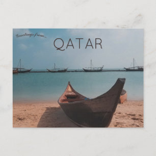 Cartão Postal Praia de Katara Doha Qatar