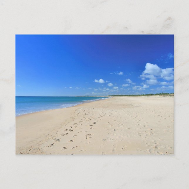Cartão Postal Praia de Monte Gordo (Frente)