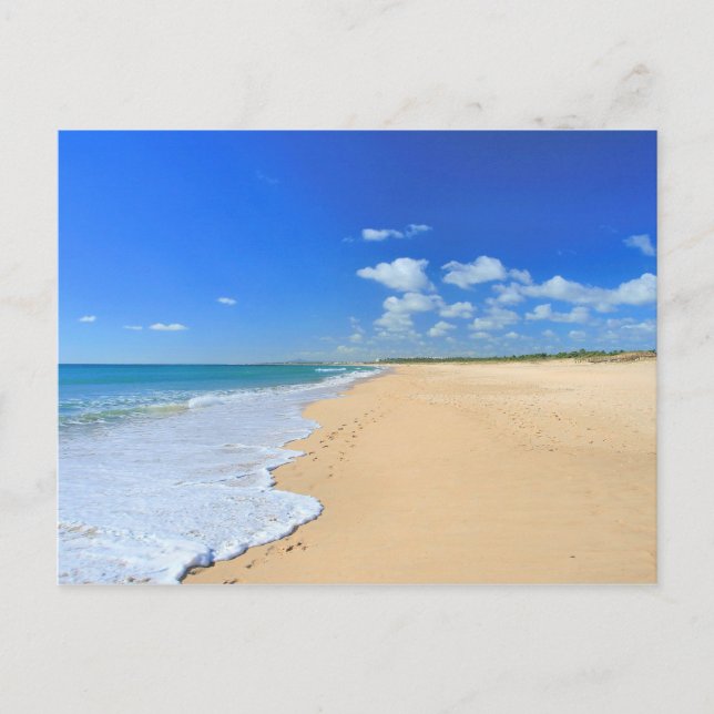 Cartão Postal Praia de Monte Gordo (Frente)