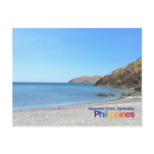 Praia de Nagsasa, Zambales Filipinas Cartão-postal