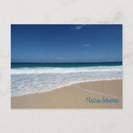 Cartão Postal Praia de Nassau, Bahamas