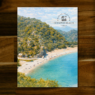 Cartão Postal Praia de Olympos, Província de Antalya Turquia   L