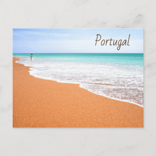 Cartão Postal Praia de Portugal Albufeira no Algarve