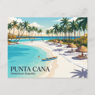 Cartão Postal Praia de Punta Cana República Dominicana
