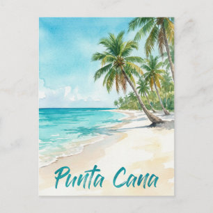 Cartão Postal Praia de Punta Cana República Dominicana