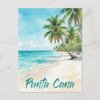 Cartão Postal Praia de Punta Cana República Dominicana