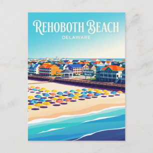 Cartão Postal Praia de Rehoboth EUA