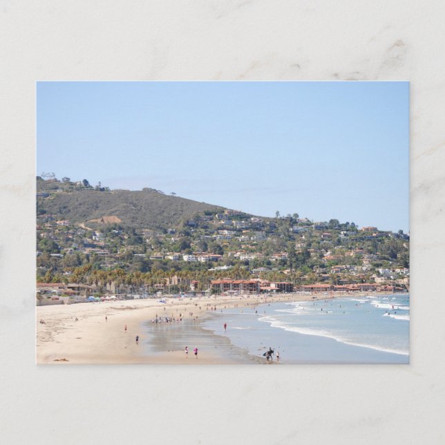 Cartão Postal praia de San Diego (Frente)