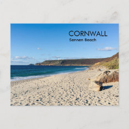 Cartão Postal Praia de Sennen Cornwall Inglaterra