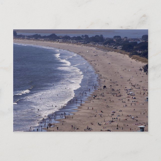 Cartão Postal Praia de Stinson perto do litoral do nacional de (Frente)