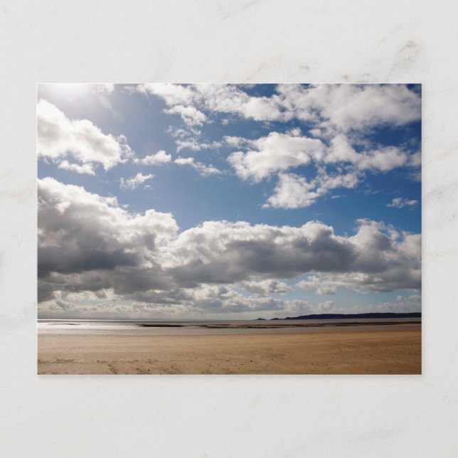 Cartão Postal praia de Swansea (Frente)