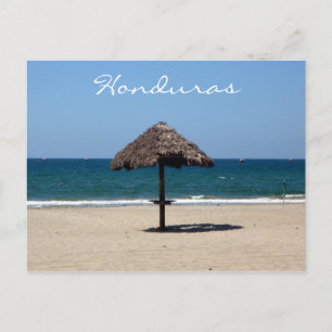 Cartão Postal praia de tela