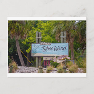 Cartão Postal praia de Tybee