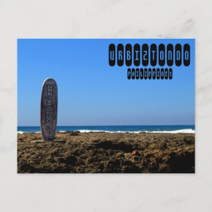 Cartão Postal Praia de Urbiztondo em La Union Filipinas