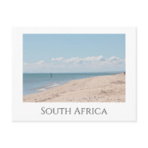 Praia de Velddrif na África do Sul Vista do Oceano