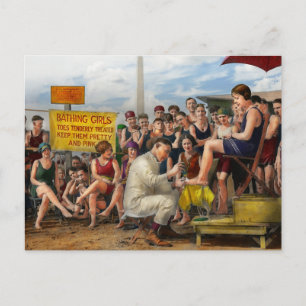 Cartão Postal Praia - Dedos Tratados com Tensão 1922