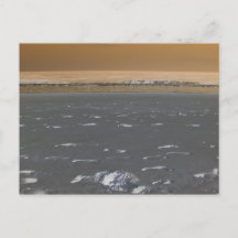 Praia durante o Cartão-postal Solar Eclipse