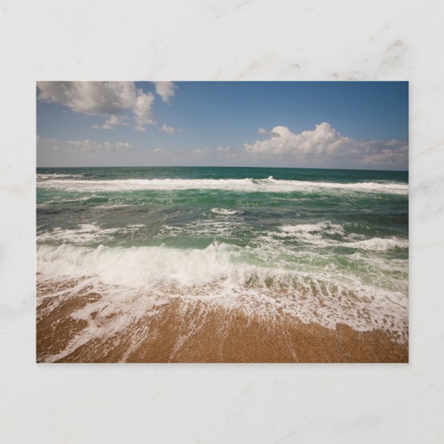 Cartão Postal Praia E Paisagem Marítima (Frente)