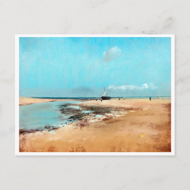 Cartão Postal Praia em Baixo Lado (Boca do Rio), Edgar Degas (Frente)