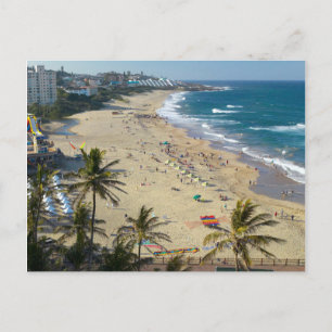 Cartão Postal Praia Em Margate, Costa Sul, Kwazulu-Natal