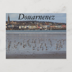 Cartão Postal praia em Ris em Douarnenez