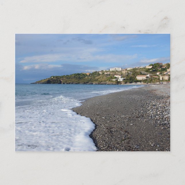 Cartão Postal Praia Em Scalea (Frente)