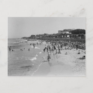Cartão Postal Praia em Tel Aviv nos anos 30