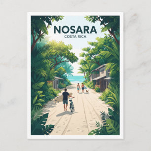Cartão Postal Praia Guiones Surf Acesso, Nosara Costa Rica