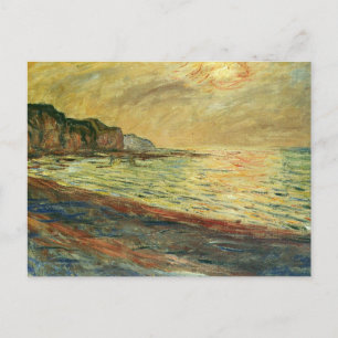 Cartão Postal Praia Monet Em Pourville