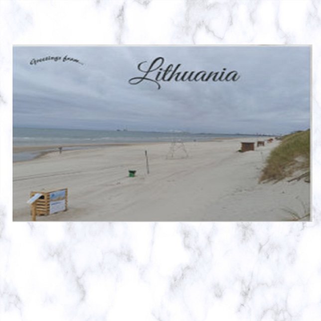 Cartão Postal Praia na Lituânia (Criador carregado)