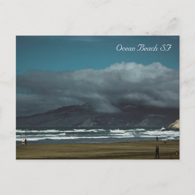 Cartão Postal Praia Oceânica de São Francisco (Frente)
