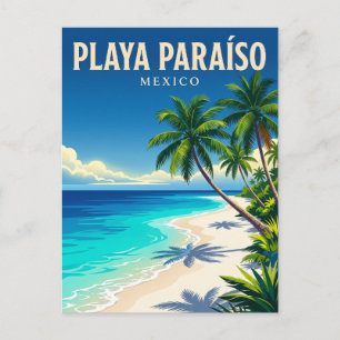 Cartão Postal Praia Paraíso México